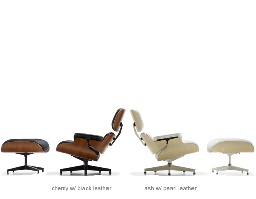 white ash eames® ottoman