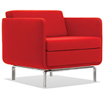gaia high-arm lounge chair  - 