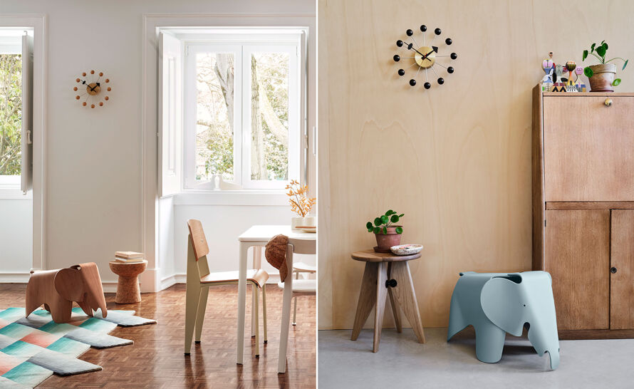 e Nelson Wall Clock マルチカラー vitra Wallclock, Seven Variants