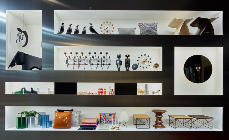 George Nelson Natural Beech Ball Clock by Vitra | hive