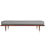 nelson™ daybed with wood taper legs  - 
