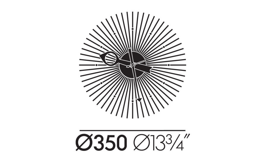 Nelson Popsicle Clock by Vitra hive