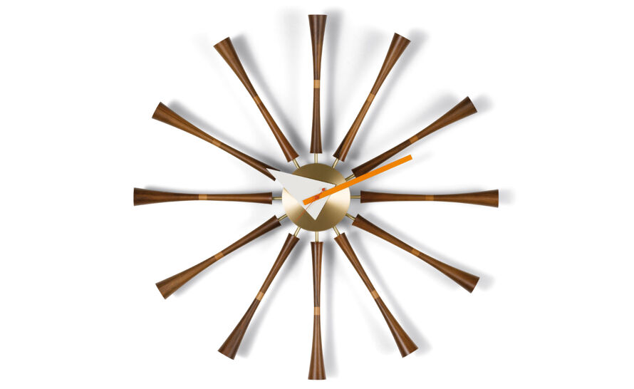 george nelson spindle clock
