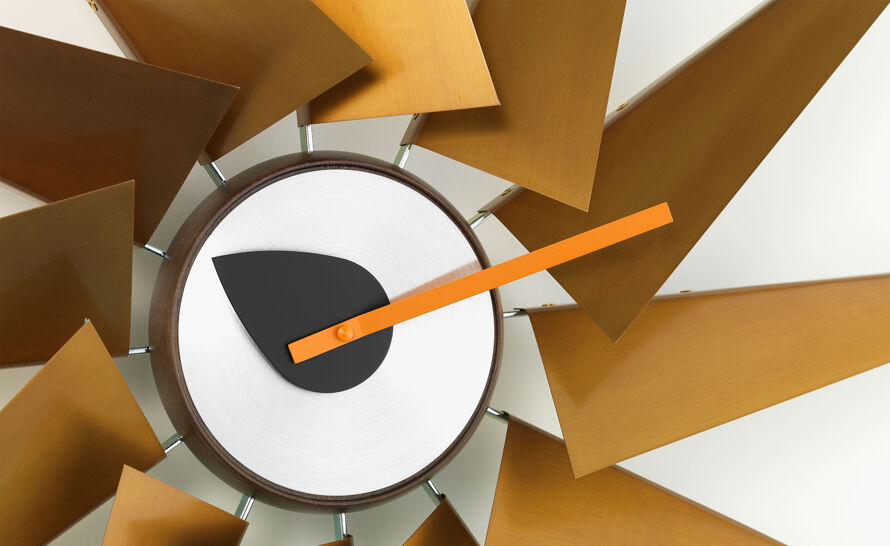 George Nelson Turbine Clock by Vitra | hive
