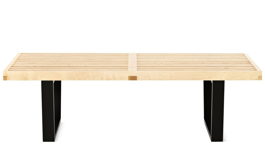 george nelson platform bench with wood base | hive