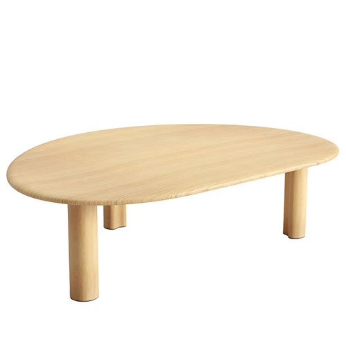 ghia organic table with 3 leg base for Arper