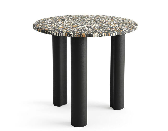 Ghia Round Table with 3 leg base