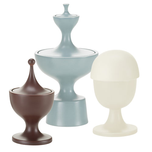 girard ceramic containers by Alexander Girard for Vitra.