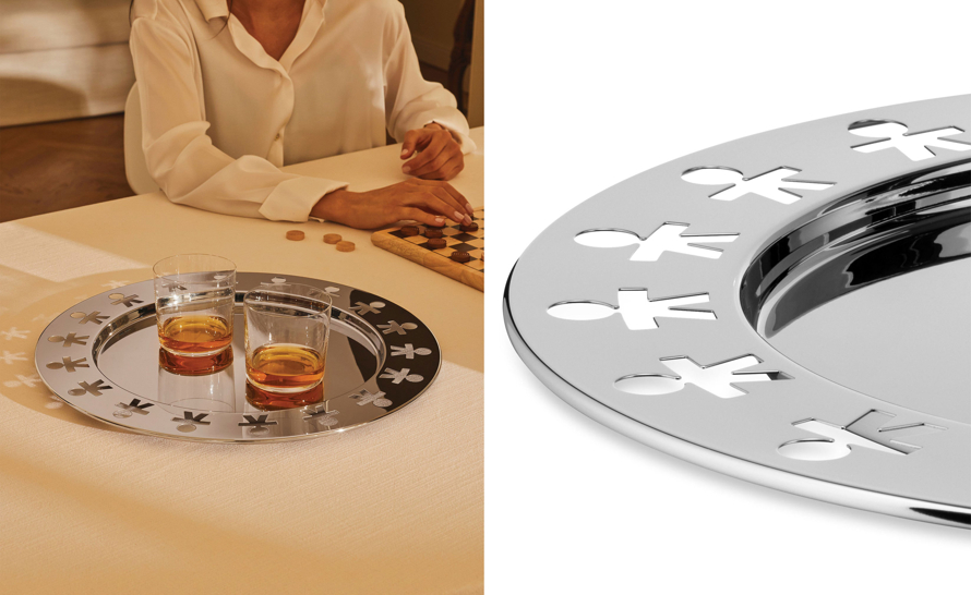 アレッシィ ALESSI ジロトンド ラウンド トレイ Girotondo Round Tray Designed By King-Kong | Alessi