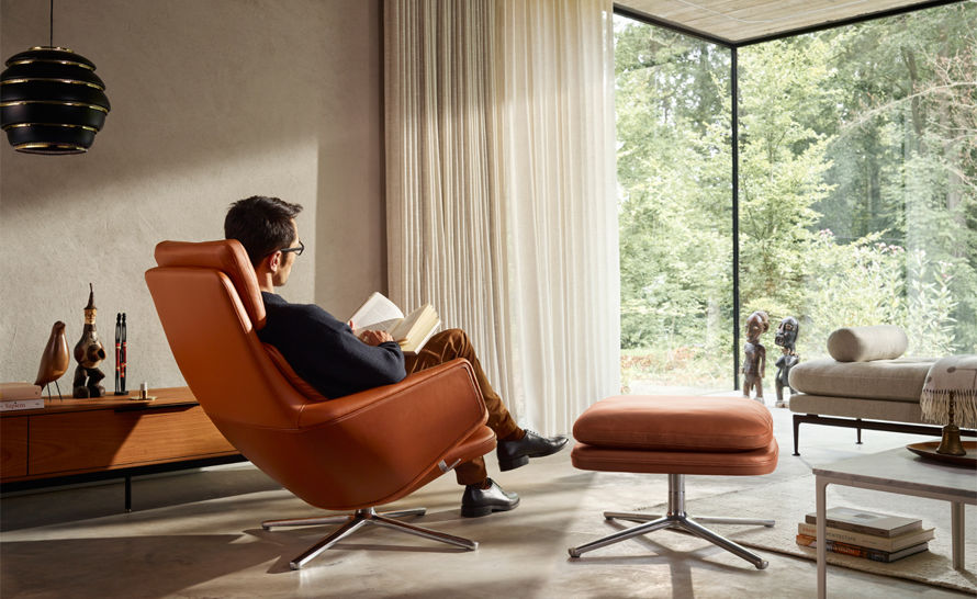 Retentie Dakraam een miljoen grand relax lounge chair and ottoman | hive