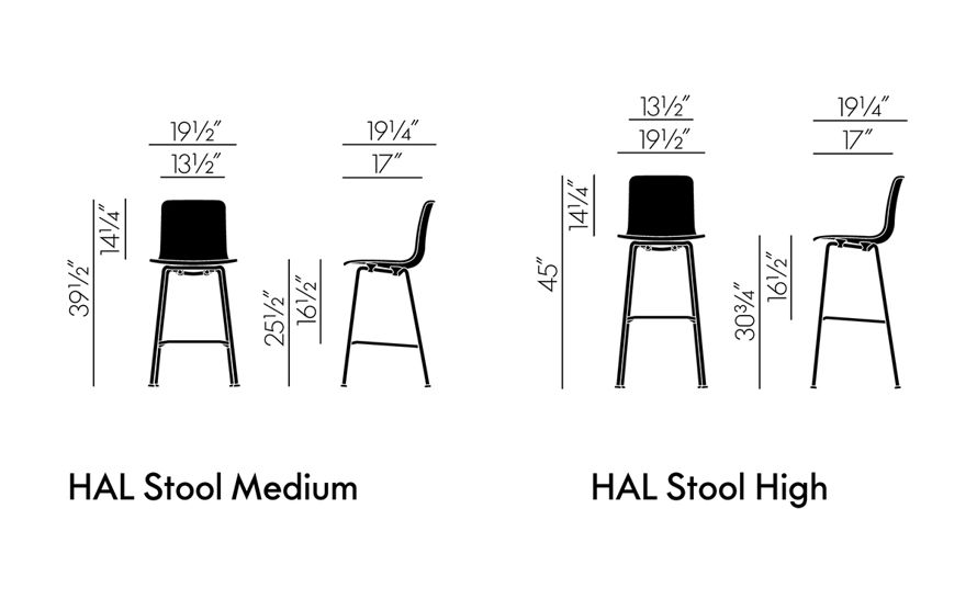 hal stool by Jasper Morrison for Vitra | hive