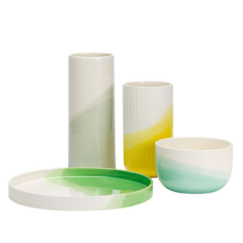 herringbone vessels by Raw-Edges for Vitra.