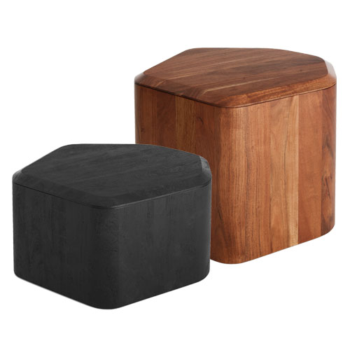 hoard side table with storage  - Blu Dot