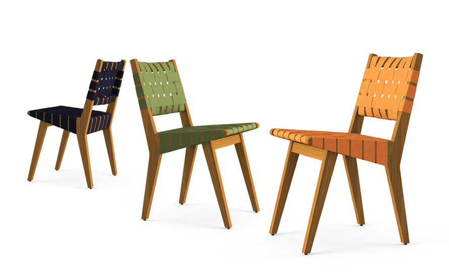 jens risom outdoor side chair