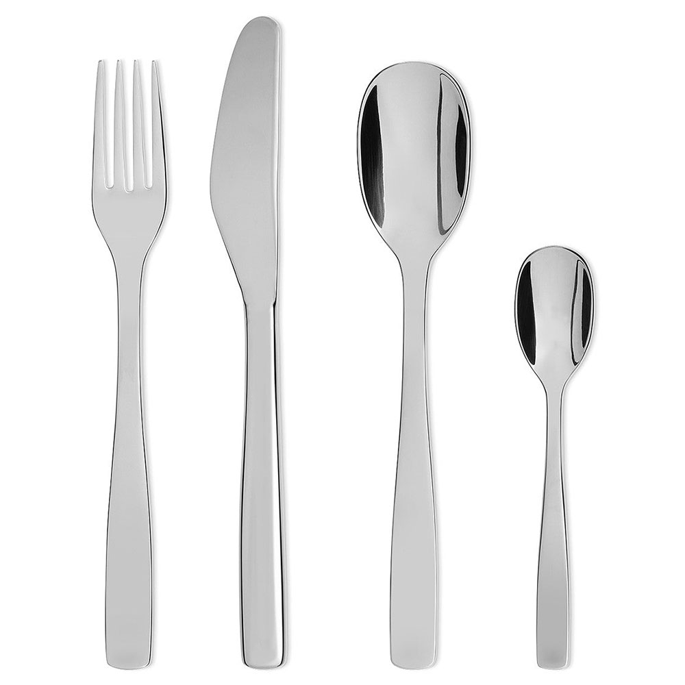knifeforkspoon 24 piece cutlery set by Jasper Morrison for Alessi