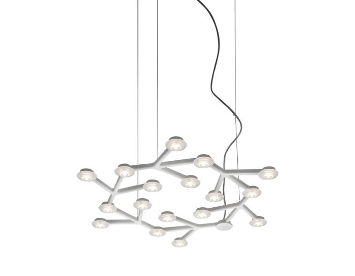 led net circle suspension lamp
