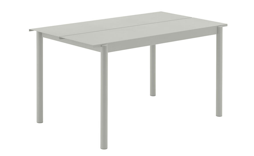 linear steel table
