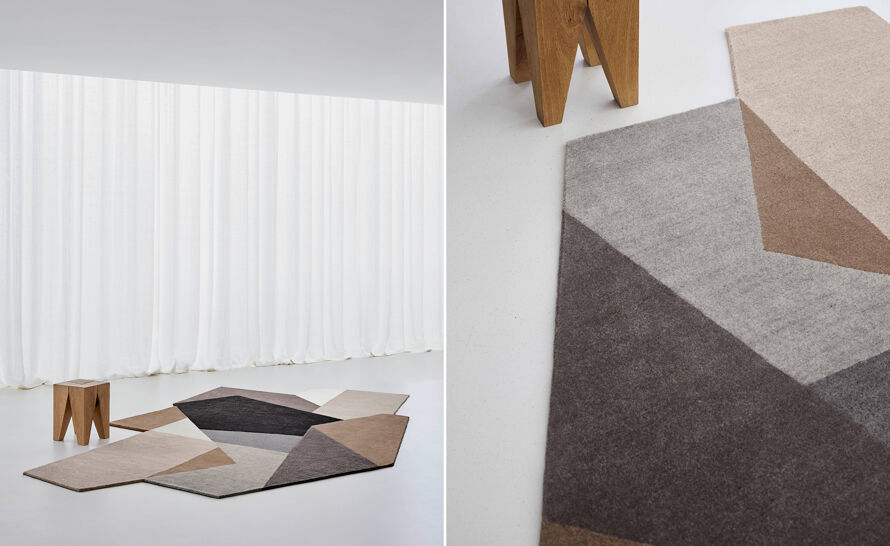 Loko Natural Rug by Daria Zinovatnaya for GAN | hive