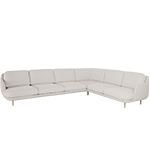 lune 6 seat sofa with corner  - 