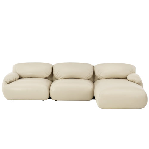 luva 3 seat sofa with chaise for Herman Miller
