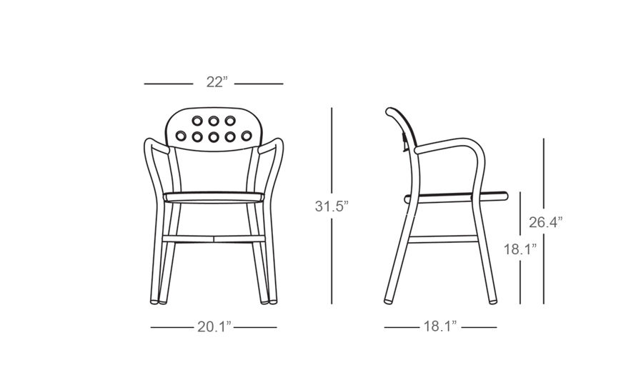Magis Pipe Armchair by Jasper Morrison | hive