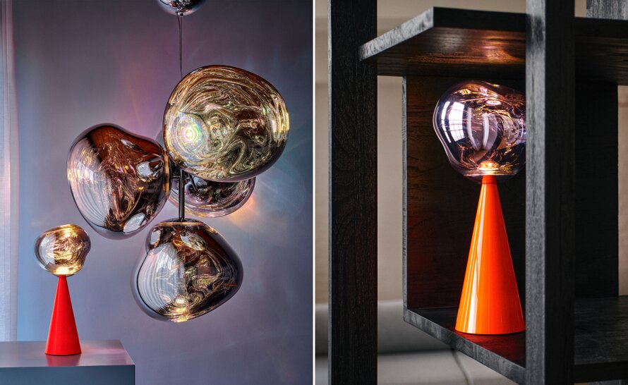 Melt Portable Table Lamp by Tom Dixon | hive