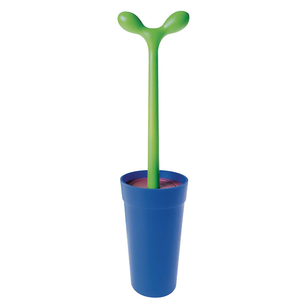 merdolino toilet brush by Stefano Giovannoni for Alessi