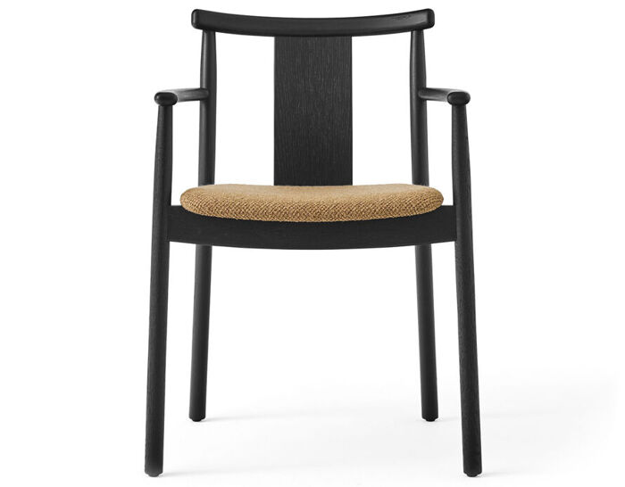 Merkur Dining Armchair with upholstered seat