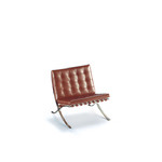 mini barcelona chair by Mies Van Der Rohe for Vitra.