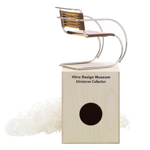 Miniature Mies van der Rohe MR20 Armchair produced by Vitra