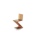 miniature zig-zag chair by Gerrit Rietveld for Vitra.
