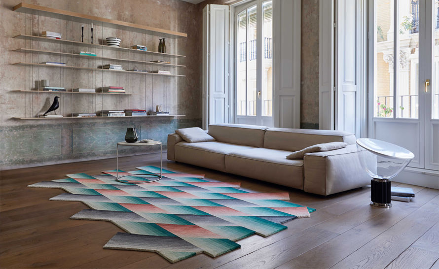 Patricia Urquiola Creates Mirage Rug for GAN - InteriorZine