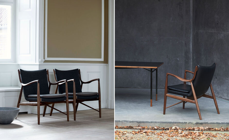 小物 vintage works DH4745 Model 45 Chair by Finn Juhl from House of Finn Juhl | hive