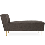 modern line chaise lounge - greta grossman - gubi