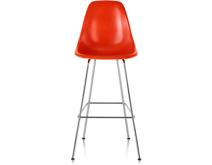 eames® molded fiberglass stool