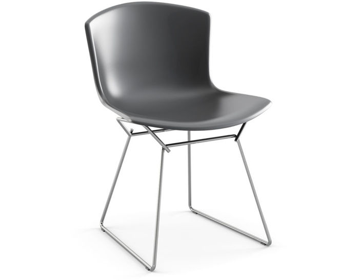 bertoia molded shell side chair