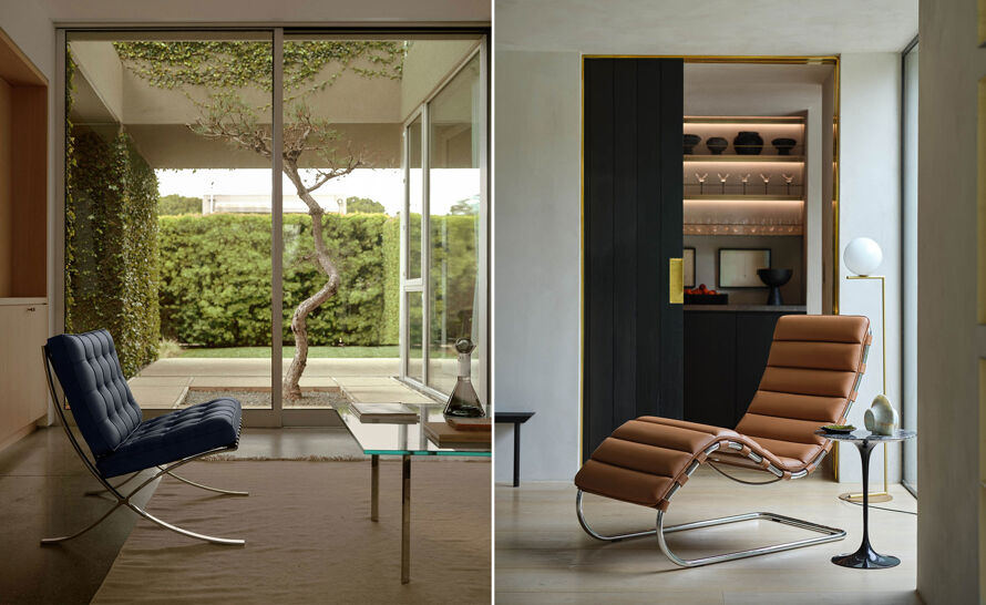 椅子 MR chair Mies van der Rohe Knoll Rattan MR Chair | Mies van der Rohe