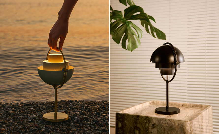 Multi-lite Portable Table Lamp by Louis Weisdorf from Gubi | hive