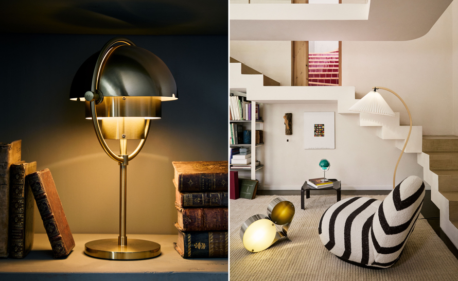 Multi-lite Portable Table Lamp by Louis Weisdorf from Gubi | hive