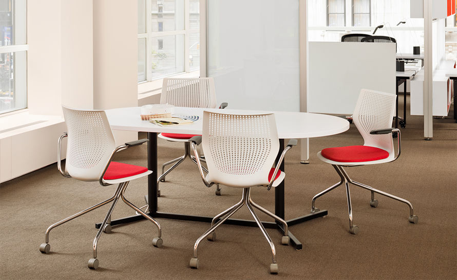 MultiGeneration High Task Chair Armless with Seat Pad