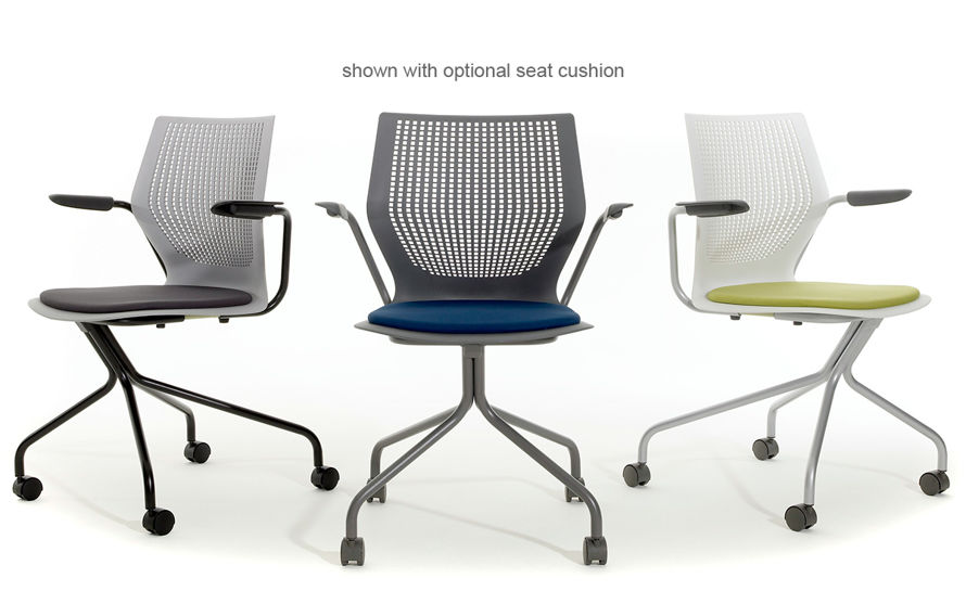 Knoll MultiGeneration Light Task Chair - Armless with Seat Pad