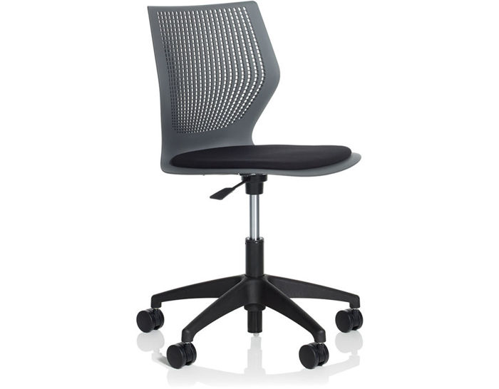 MultiGeneration High Task Chair Armless with Seat Pad