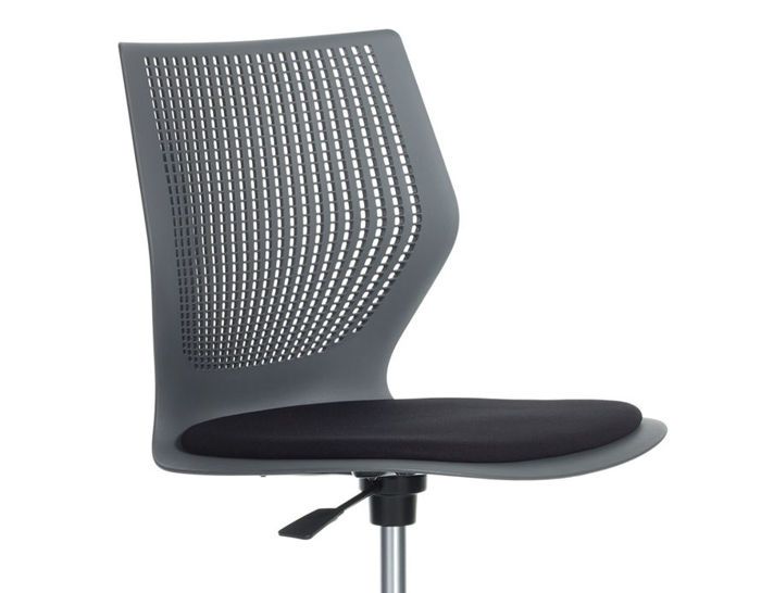 MultiGeneration High Task Chair Armless with Seat Pad