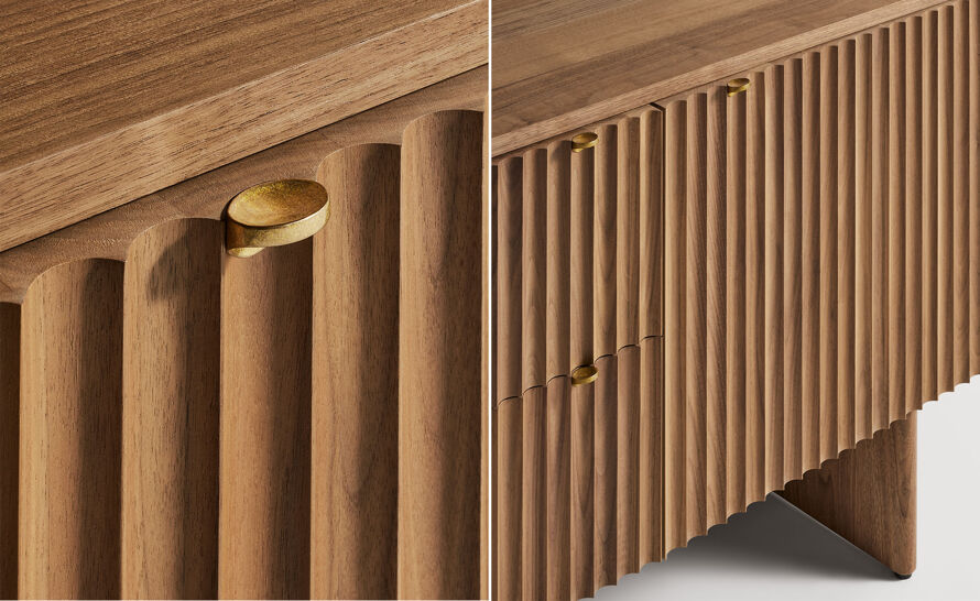 Murmur 1 Door / 3 Drawer Credenza from Blu Dot | hive