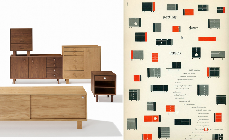 Nelson Basic Cabinet Series 5-Drawer Cabinet with Door by George