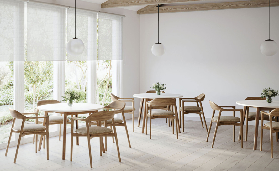 Neve Dining Chair by Noe Duchaufour-Lawrance for Bernhardt Design