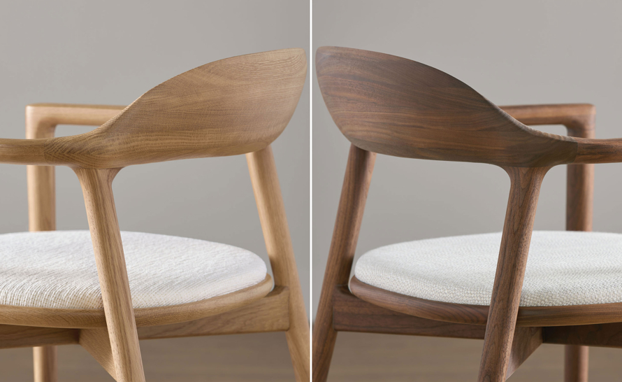 Neve Dining Chair by Noe Duchaufour-Lawrance for Bernhardt Design