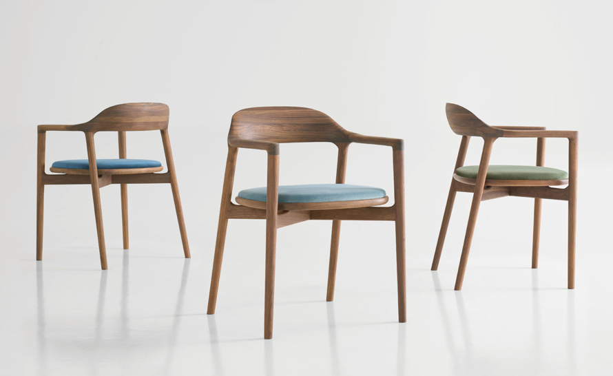 Neve Dining Chair by Noe Duchaufour-Lawrance for Bernhardt Design