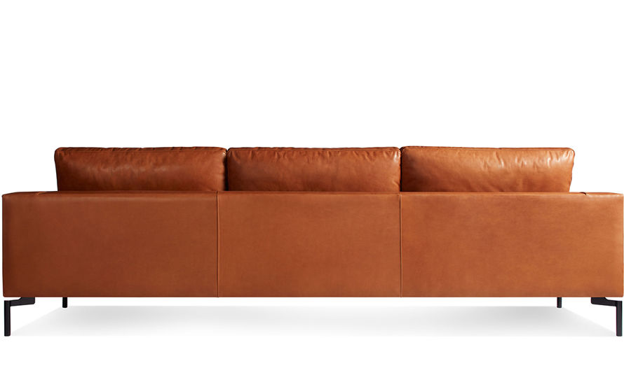 blu dot new standard leather sofa
