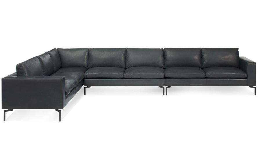 new standard large sectional leather sofa